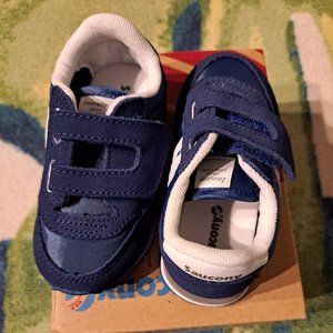 Saucony baby jazz shoes size 6M blue